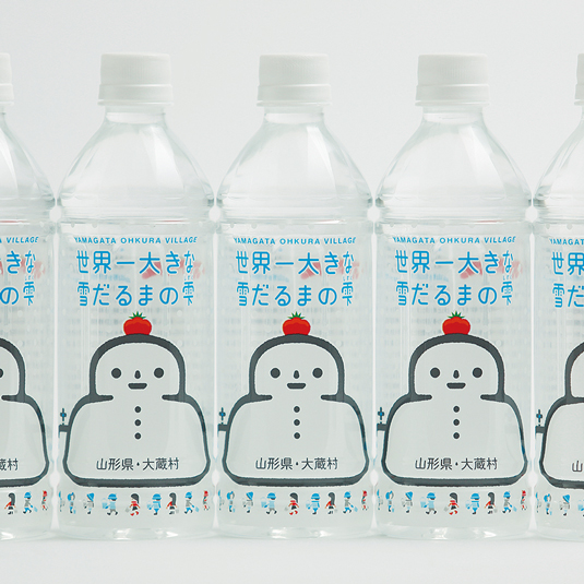 世界一大きな雪だるまの雫