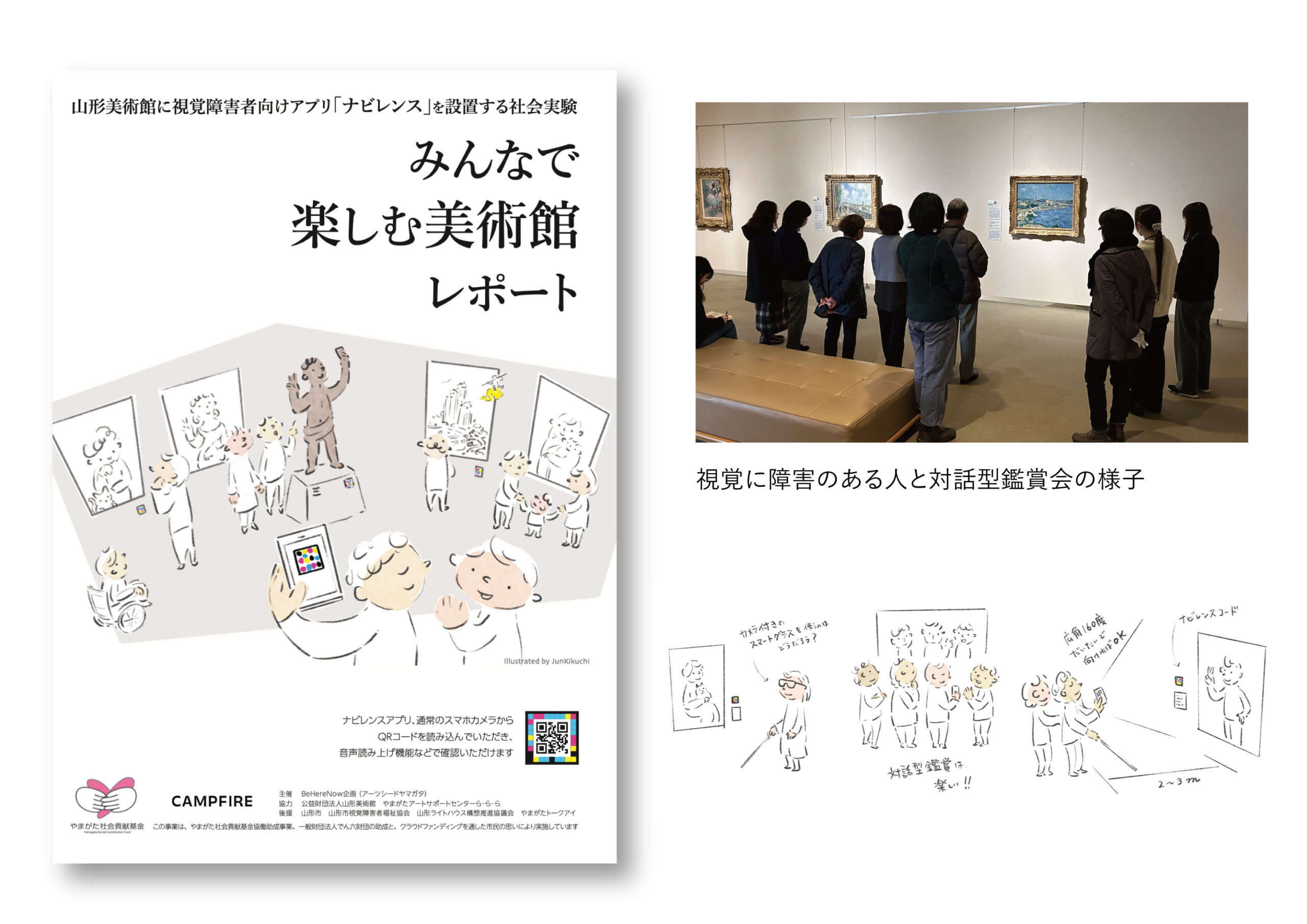 美術館のアクセシビリティ向上の社会実験 ／BeHereNow企画